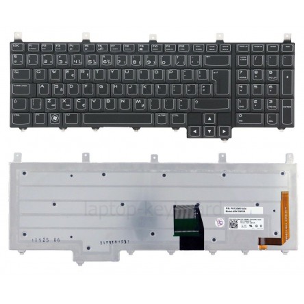 BÀN PHÍM LAPTOP DELL ALIENWARE M17X R1 R2 R3, M18X R1 R2