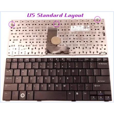 BÀN PHÍM LAPTOP DELL INSPRIRON MINI 10 10V 1010 1011 PP19S